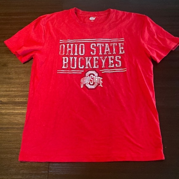 WOMEN’S XL Red Ohio State Buckeyes T-Shirt - Picture 1 of 3